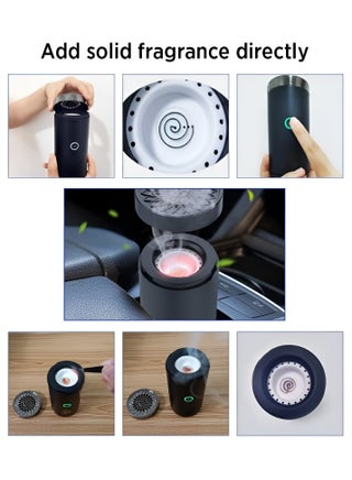 Electric Bakhoor Burner Comb –2in1 Luxury Rechargeable Oud Diffuser Comb & Portable Incense Holder for Home, Car & Office | Arabic USB Smokeless Mabkhara - view 3