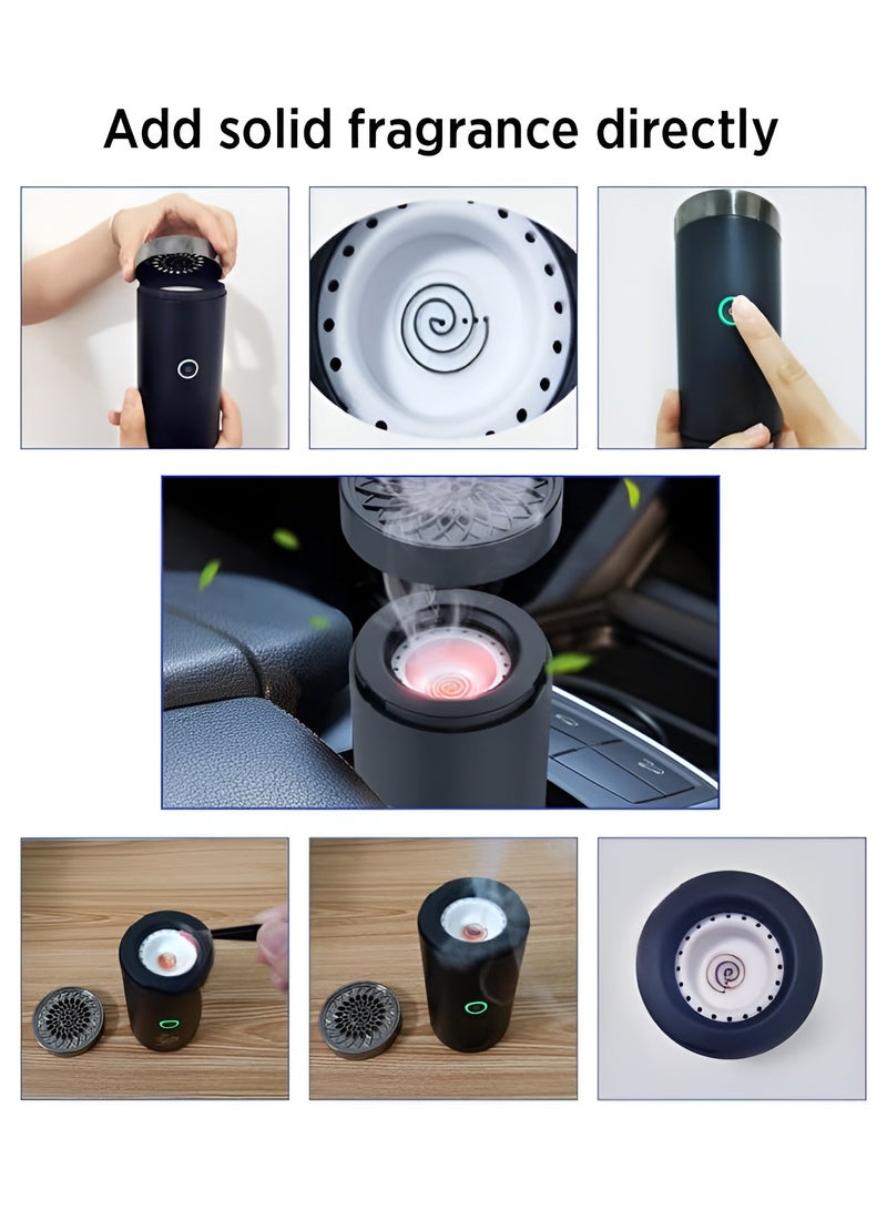 VENDIX Electric Bakhoor Burner Comb –2in1 Luxury Rechargeable Oud Diffuser Comb & Portable Incense Holder for Home, Car & Office | Arabic USB Smokeless Mabkhara - Image 3