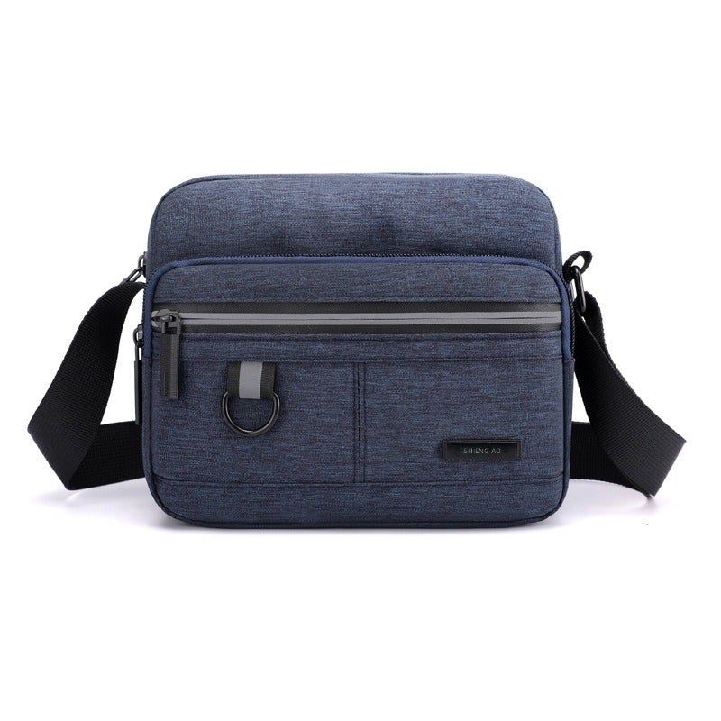 Men's Business Oxford Cloth Shoulder Bag - Simple Casual Large Capacity Crossbody Briefcase