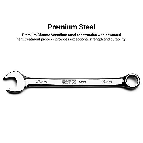 Capri Tools 13 mm Combination Wrench, 12 Point, Metric, Chrome (1-1313) - Image 3