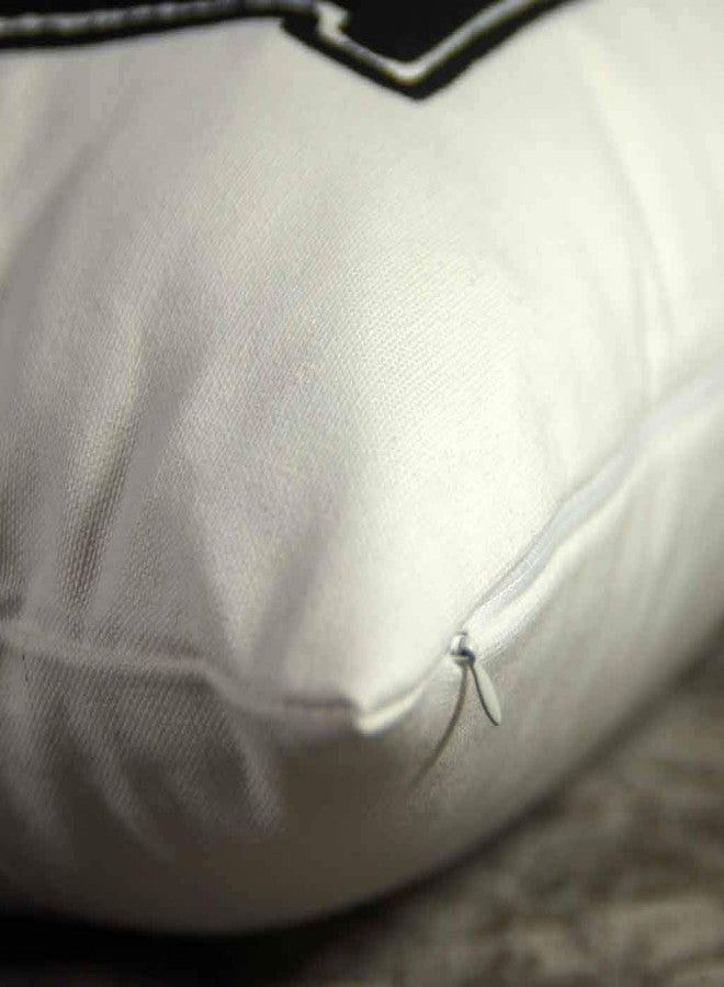 FAVDEC Embroidered Decorative Throw Pillow Cover, Love Soccer Throw Pillow Cover 18 Inches x 18 Inches Cover Only (Love-Soccer) - Image 5