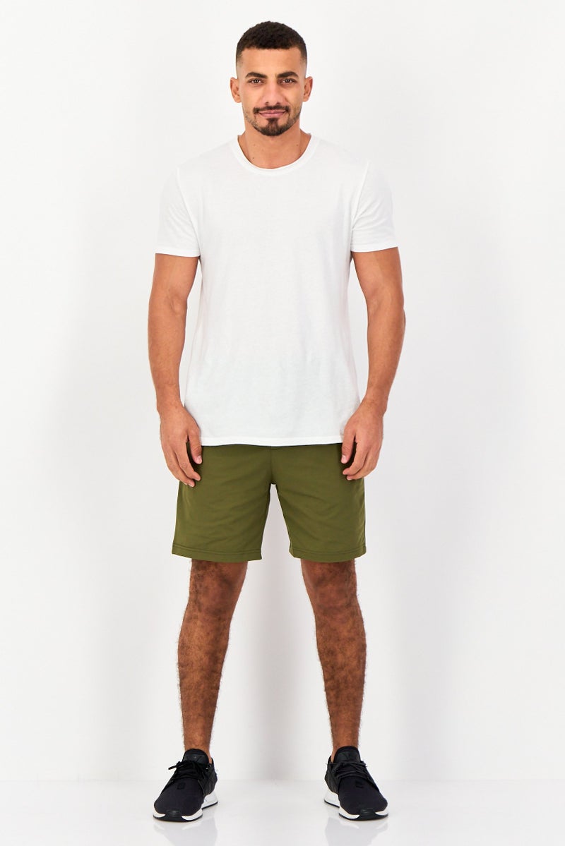 RBX Men Sportswear Fit Outdoor Shorts, Dark Olive  - Image 3