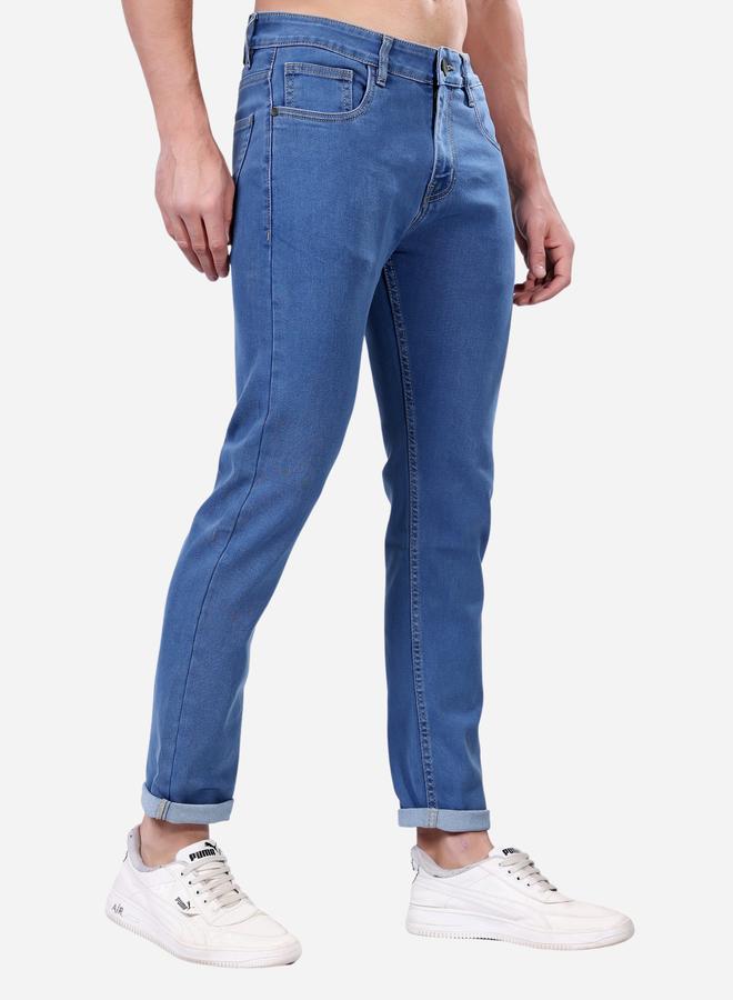 Stylox Mid Rise Plain Slim Fit Jeans - Image 4