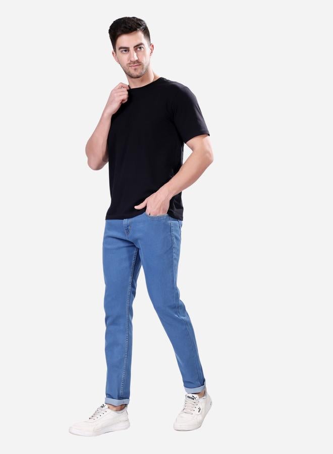 Stylox Mid Rise Plain Slim Fit Jeans - Image 2