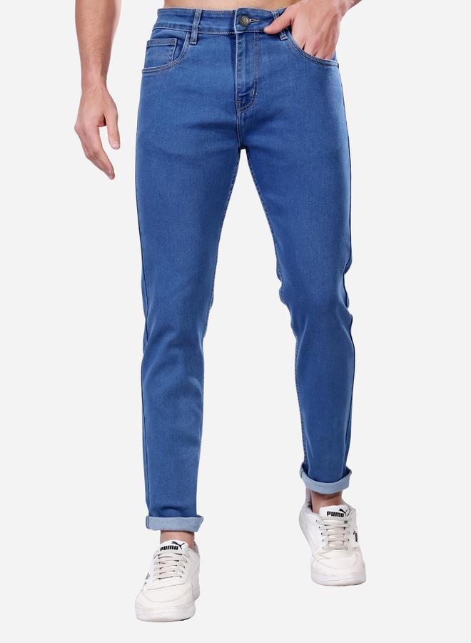 Stylox Mid Rise Plain Slim Fit Jeans - Image 1