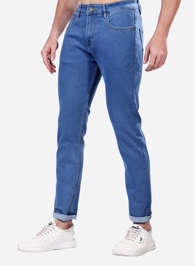 Stylox Mid Rise Plain Slim Fit Jeans - Image 3