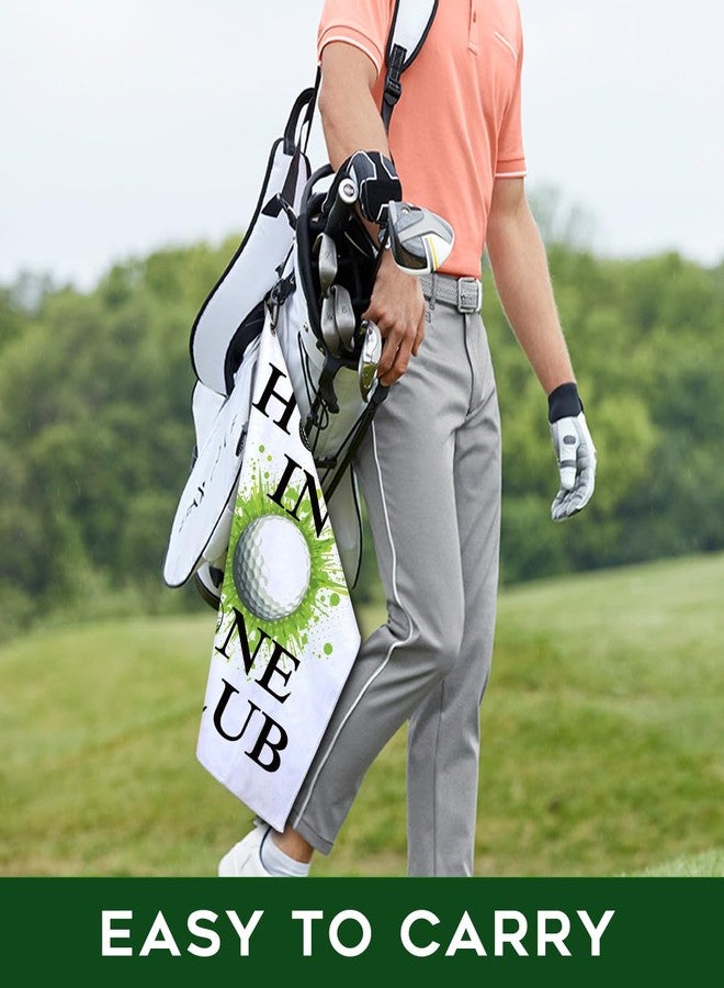 rofiowa Hole in One Club Polyester and Cotton Blend Printed Golf Towel, Funny Golf Accessories for Men Women, Golf Gift for Golf Fan Dad Mom, Golf Lover Father's Day Birthday Gift - Image 5
