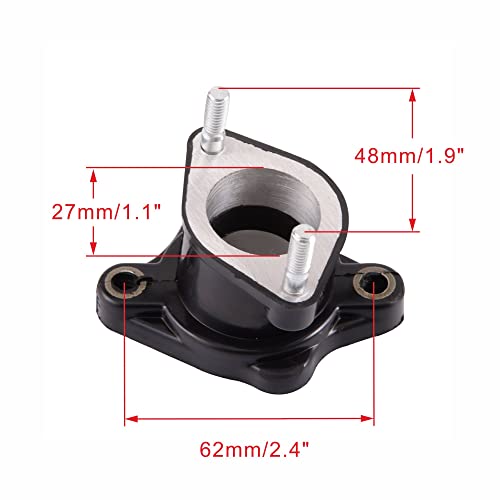 WOOSTAR 27mm Intake Manifold Pipe Replacement for CG 125cc 150cc 200cc Vertical Engine Roketa Sunl BMS JCL Jetmoto ATV 4 Wheeler Quad Dirt Pit Bike Go Kart - Image 2