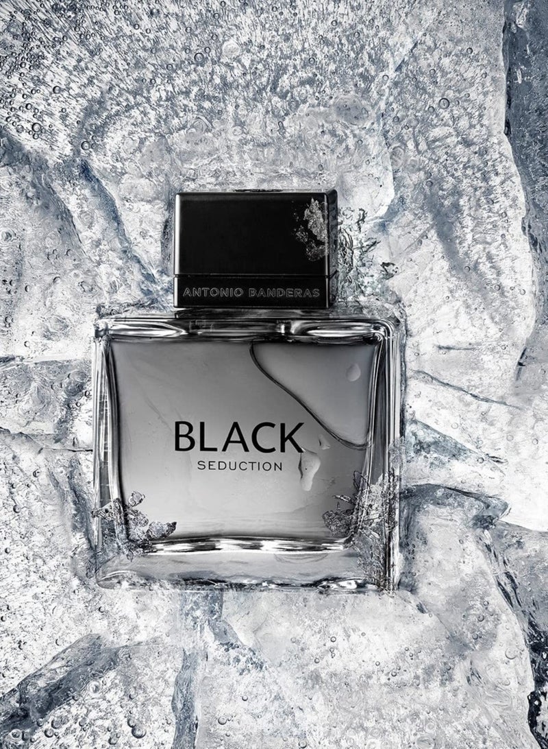 Antonio Banderas Antonio Banderas Perfumes - Black Seduction - Eau de Toilette Spray for Men - Long Lasting - Elegant, Masculine and Sexy Fragance - Amber Woody Scent- Ideal for Special Events - 3.4 Fl Oz - Image 4