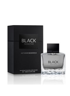 Antonio Banderas Antonio Banderas Perfumes - Black Seduction - Eau de Toilette Spray for Men - Long Lasting - Elegant, Masculine and Sexy Fragance - Amber Woody Scent- Ideal for Special Events - 3.4 Fl Oz  - Image 1