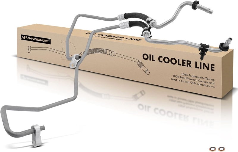 A-Premium Automatic Transmission Oil Cooler Line Hose Assembly for Chevrolet Cruze and Buick Verano - Image 1