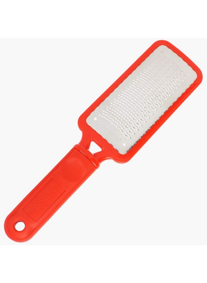 Probelle Colossal Foot Rasp Metal Foot File Callus Remover For Pedicure Foot Spa Stainless Steel Foot Scrubber Dead Skin Remover Best Foot Care Scraper Instant Results Removable Handle Red - Image 5