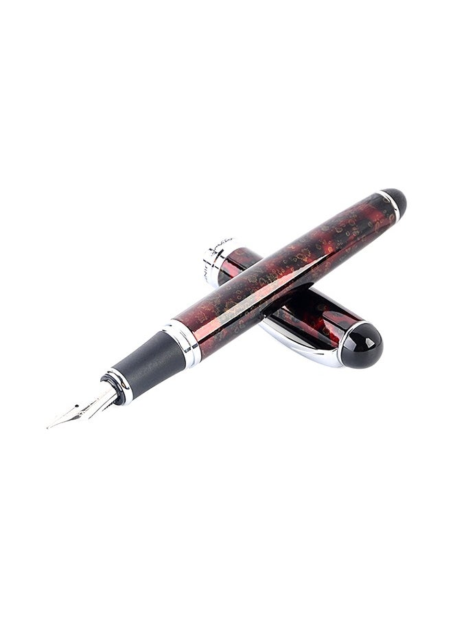 Generic X750 Stationery Stainless Steel Fountain Pen Red 
