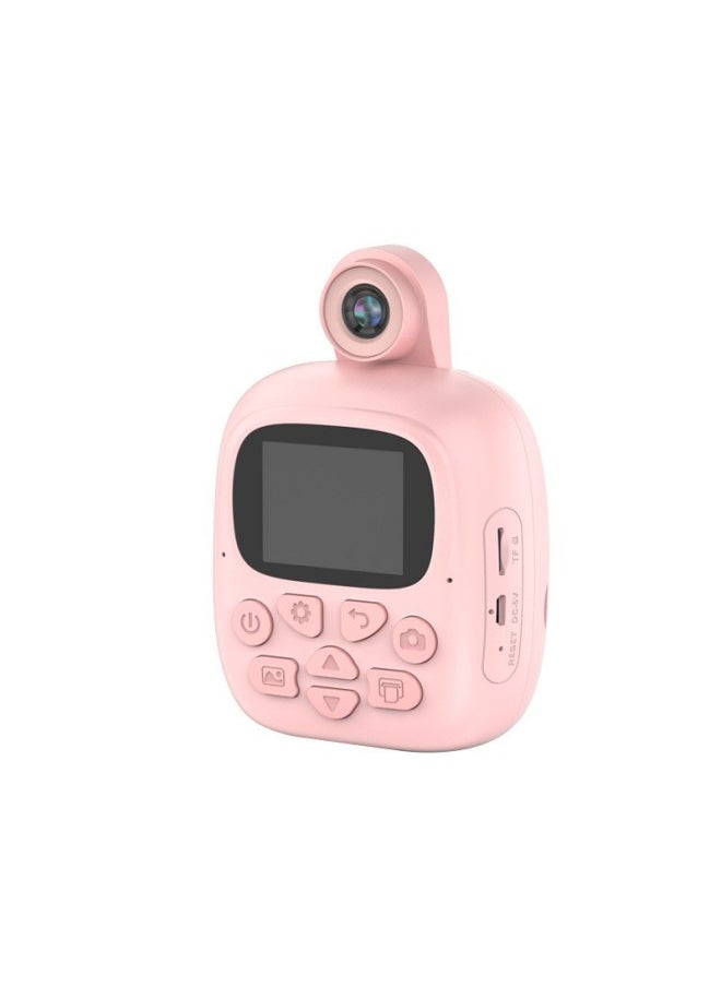 Generic Children's Digital HD Photo Printing Camera Cartoon Mini Children's Digital Camera-Color:A18 Pink  - Image 1
