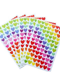 18 Sheets 1512 Pcs Colorful Heart Shape Self Adhesive Stickers For Scrapbooking And Kid Diy Arts Crafts (Hearts 18 Sheets) - pzsku/Z3E63885E8F94641F23D1Z/45/_/1720617628/bb9dd049-ec9a-4d78-839c-bd049cab44c8