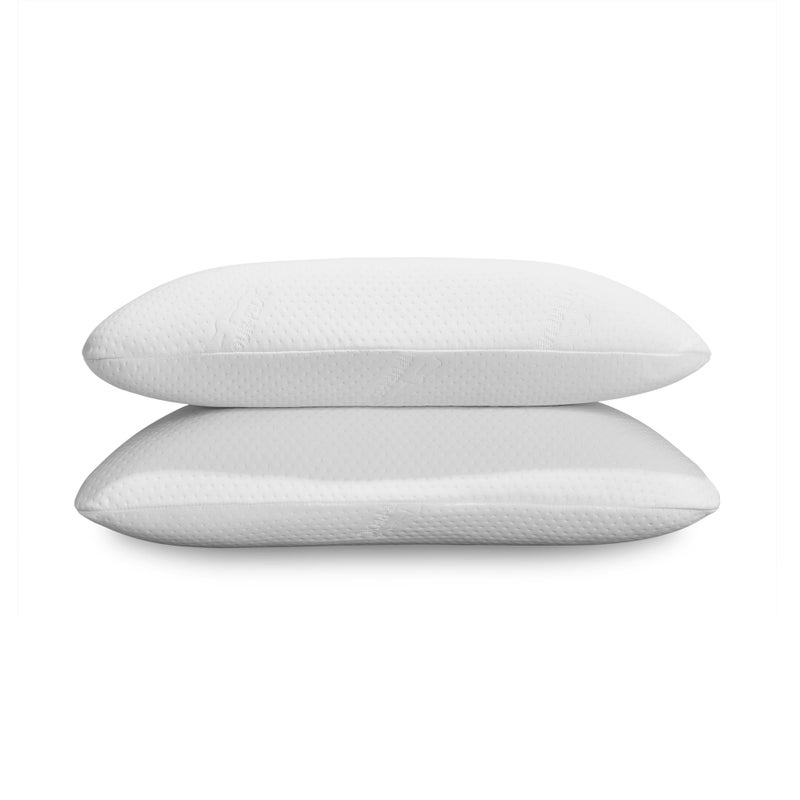 Tempur-Pedic Memory Foam Symphony Pillow Luxury Soft Feel, Standard, White - Image 1