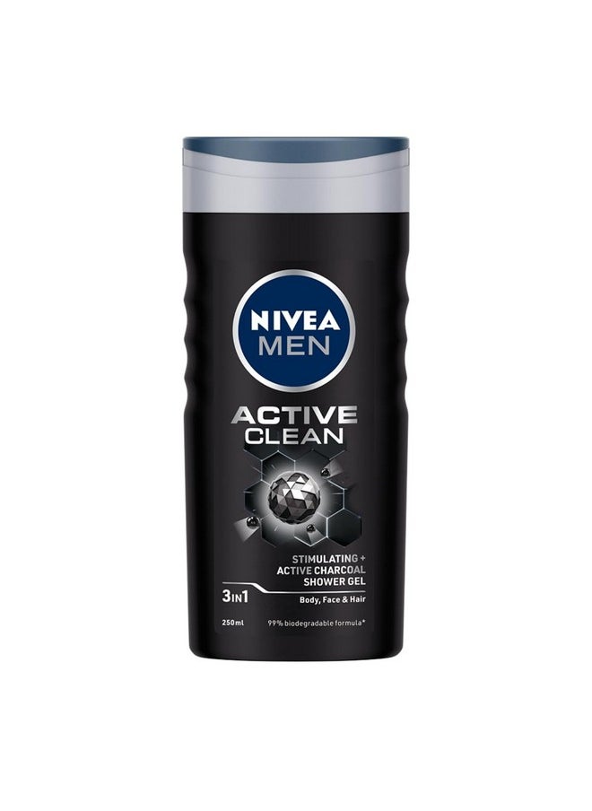 Body Wash, Active Clean With Active Charcoal, Shower Gel For Body, Face & Hair, 250 Ml - pzsku/Z3E63C001DFB55C5937B3Z/45/_/1733730142/4414bf03-6506-4cfd-9a71-82468dfec587