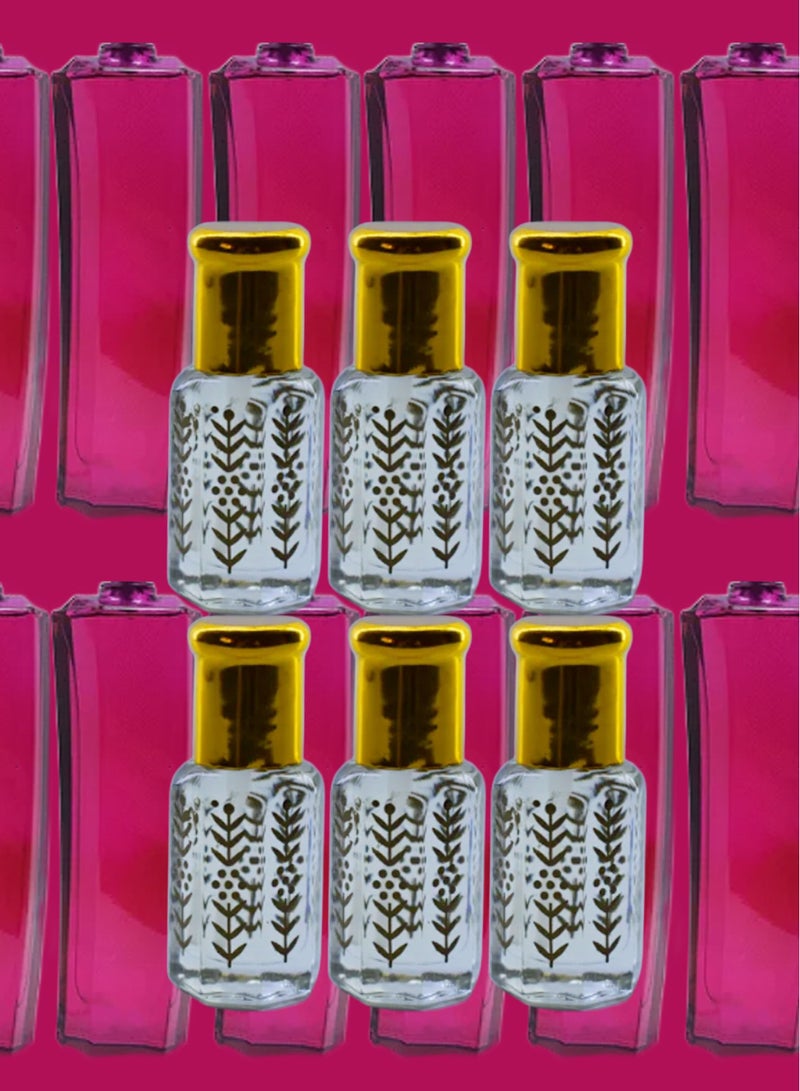 6 Pieces Magnetism Essential Oil For Women Original Clear 6 Ml