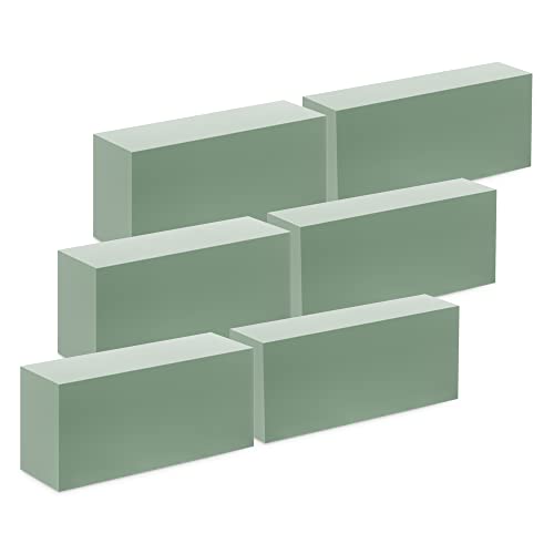 FloraCraft Floral Desert DryFōM 6 Piece Brick 2.6 Inch x 3.4 Inch x 7.8 Inch Green - Image 3