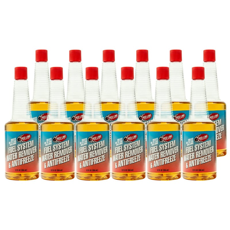 Red Line 60302 Fuel System Water Remover AntiFreeze 12 Ounce 12 Pack