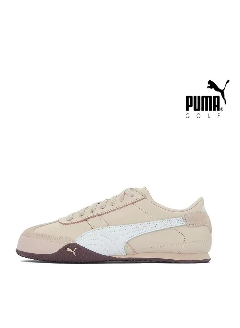 حذاء PUMA Bella UT غير رسمي باللون البيج/الأبيض للرجال/النساء/الطلاب - Image 1
