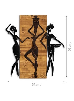 Doreline Decorative Wooden Wall Accessory 100% METAL Frame: 100% WOODEN 54 x 58 cm  - Image 3