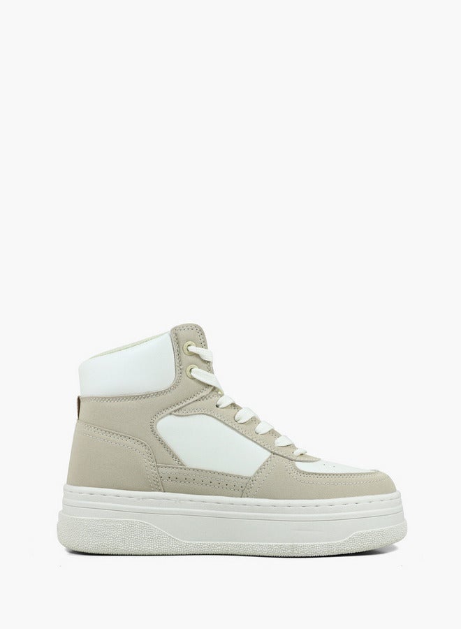 GAP Women's PARADISE MID II BSC Lace-Up High Top Sneakers - GPW5242051620 - Image 3