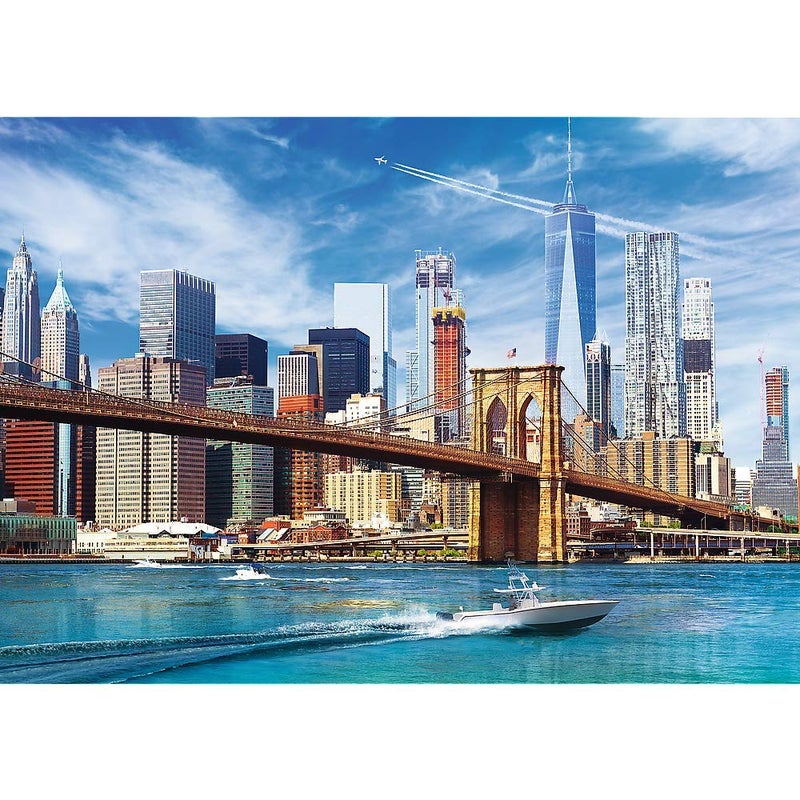 Trefl View of New York 500 Piece Jigsaw Puzzle Red 19"x13" Print, DIY Puzzle, Creative Fun, Classic Puzzle for Adults and Children from 10 Years Old - Image 2