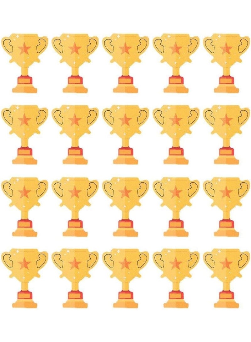 SOLARAE Fridge Magnets, Decorative Magnets for Refrigerator, Inspirational Fridge Magnetic, for Refrigerator, Notice Whiteboard, Flipchart and Home Schooling and Office (Trophy) - Image 1