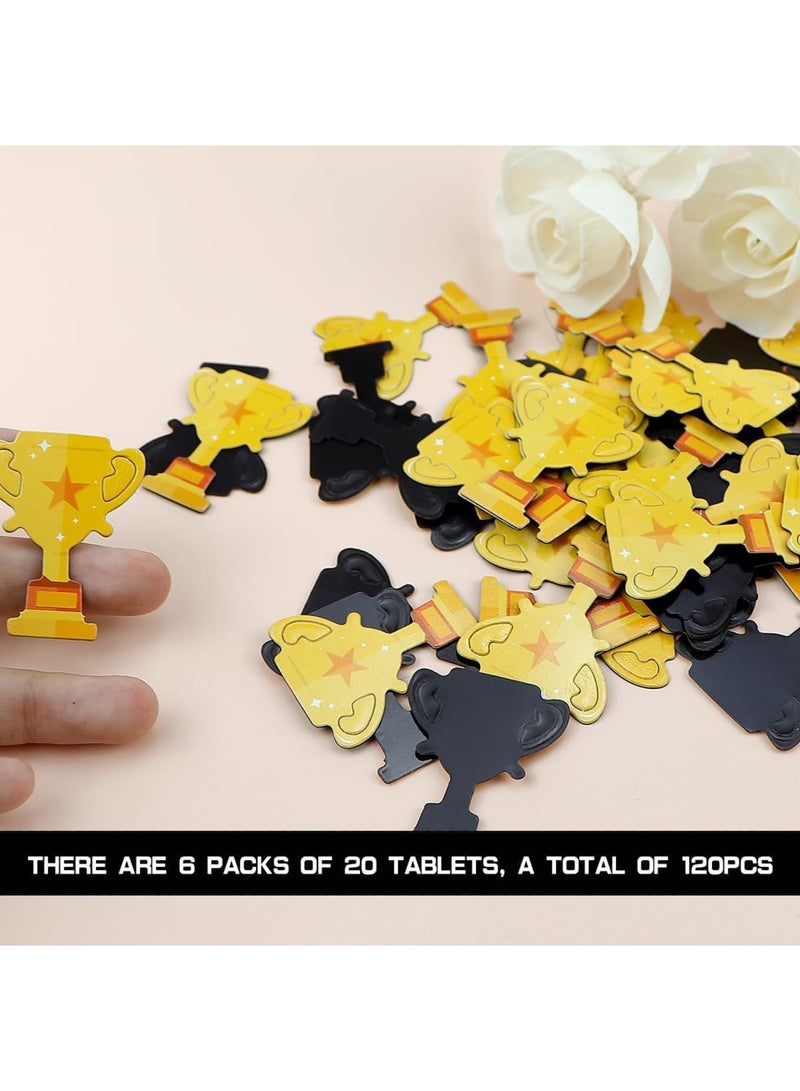 SOLARAE Fridge Magnets, Decorative Magnets for Refrigerator, Inspirational Fridge Magnetic, for Refrigerator, Notice Whiteboard, Flipchart and Home Schooling and Office (Trophy) - Image 4