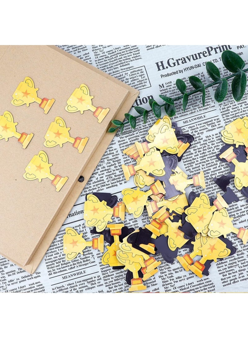 SOLARAE Fridge Magnets, Decorative Magnets for Refrigerator, Inspirational Fridge Magnetic, for Refrigerator, Notice Whiteboard, Flipchart and Home Schooling and Office (Trophy) - Image 5