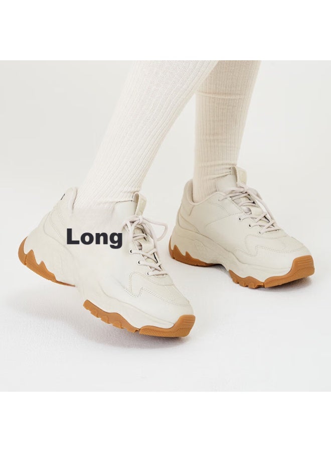 Mlb Men's And Women's Dad Shoes, Thick-soled Height-increasing Versatile Sneakers, Casual Sports Shoes For All Seasons, 3ashbws4n-50crs - Image 1