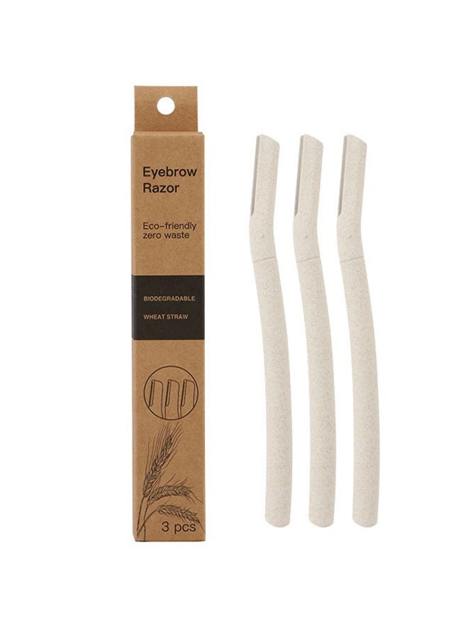 Elaimei 3 Pcs Face And Eyebrow Hair Removal Safety Razor  - Image 1