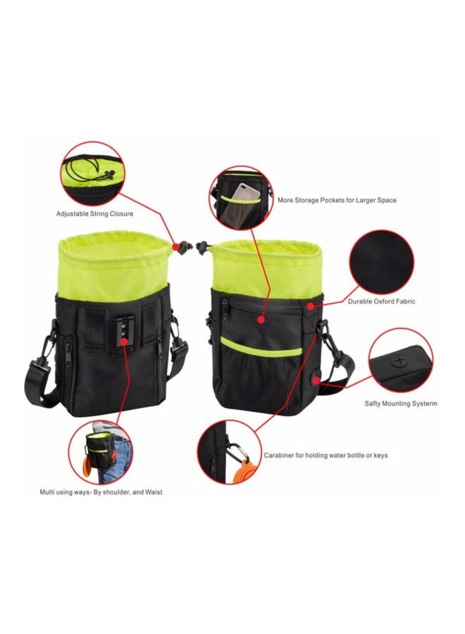 أوتاد حقيبة الوجبات السريعة للكلاب مزودة بحزام قابل للتعديل أسود 200x50x160مم - Image 5