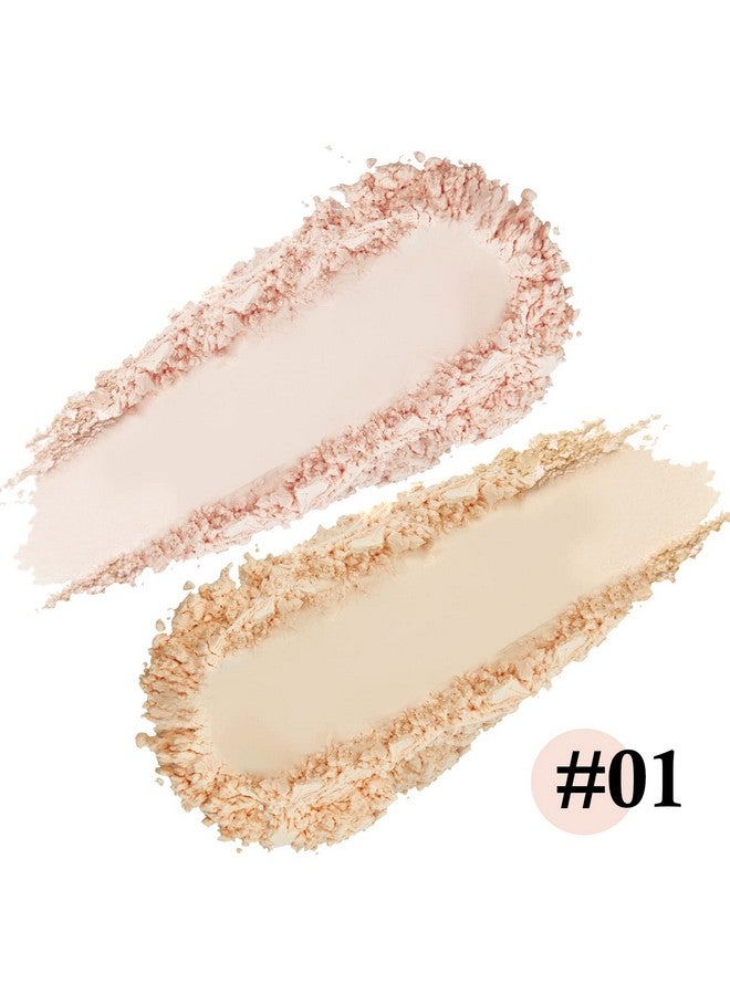 Boobeen 2 Layers Setting Pressed Powder Makeup Oil Control Setting Powder Foundation Pressed Face Powder Compact Longlasting Matte Finishing Powder, Light Shade Powder Flawless Lightweight - Image 3