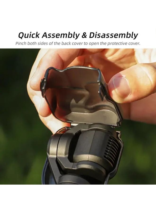 الغطاء الواقي الأسود والحامي للشاشة لكاميرا DJI Osmo Pocket 3 - Image 4