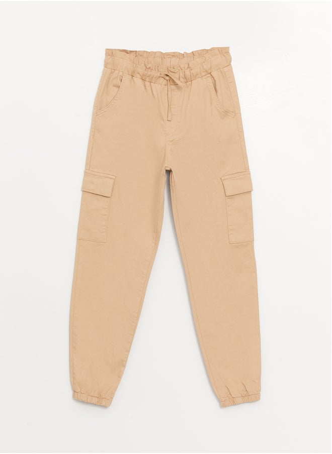 LC WAIKIKI Basic Elastic Waist Girl Cargo Pants  - Image 2