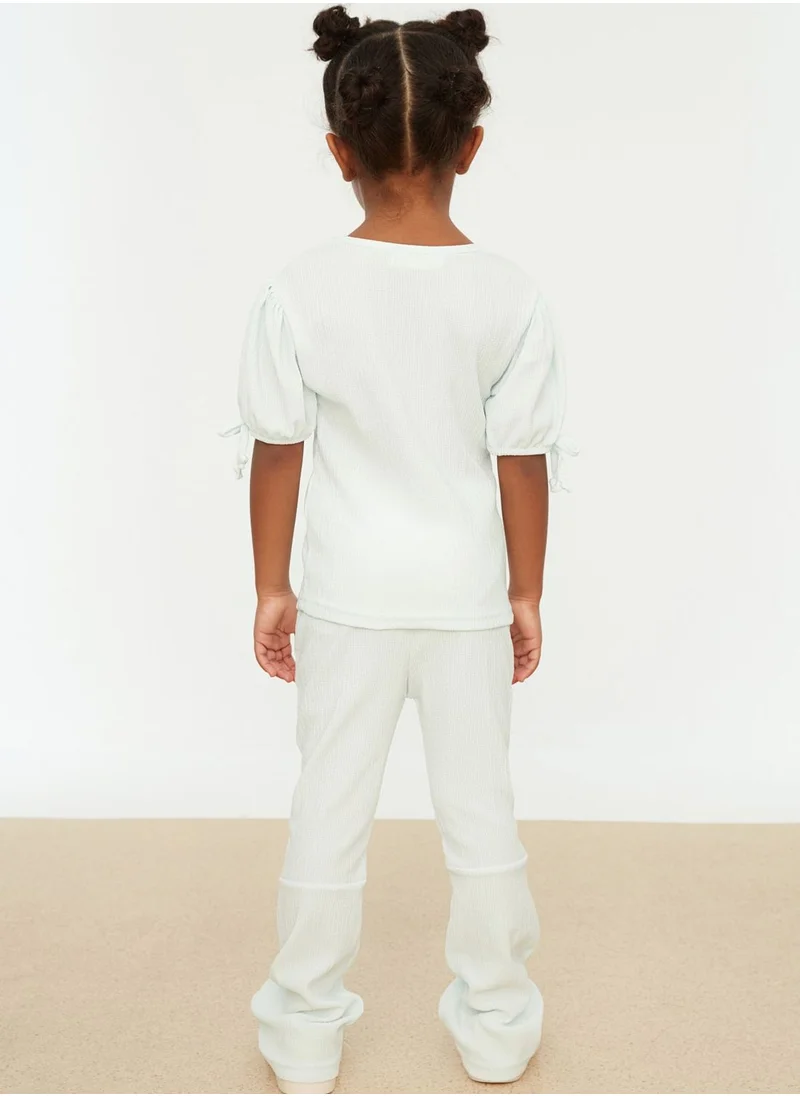 trendyol Kids Ruffle Pocket Top & Trousers Set