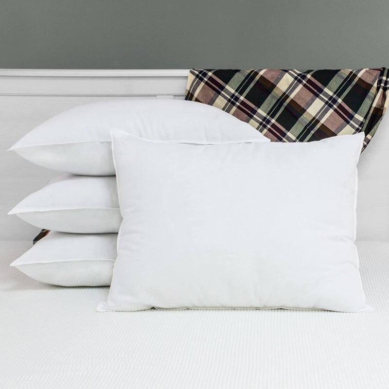 Cushio® White Fibre Pillow - 27"x16" (Set of 4) - Enhance Your Sleep Quality Wake Up Refreshed - Image 1
