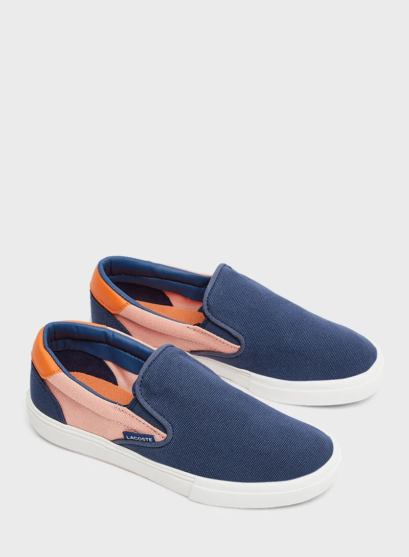 LACOSTE Kids Jump Serve Slip-Ons