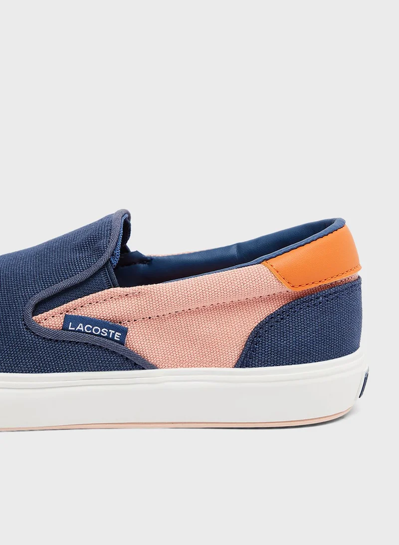 LACOSTE Kids Jump Serve Slip-Ons