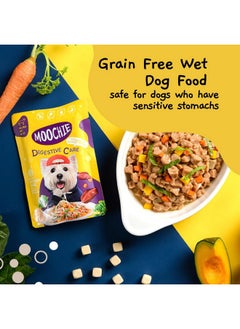 MOOCHIE MOOCHIE Grain Free Small Dogs Wet Dog Food - Digestive Care - Real Chicken, Beef & Vegetable - No Artificial Flavors or Preservative - 12 x 3 oz Pouch  - Image 3