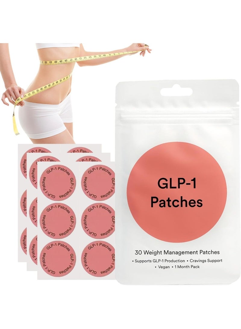 ATRJSZ 30 Count GLP-1 Patches for All Skin for Women and Men, Wellness Patches Natural Ingredientsv Body Shaping Patch,Non-irritating and Easy to Remove - Image 1