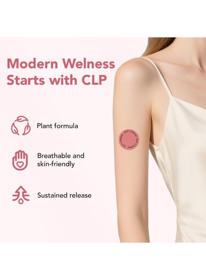 ATRJSZ 30 Count GLP-1 Patches for All Skin for Women and Men, Wellness Patches Natural Ingredientsv Body Shaping Patch,Non-irritating and Easy to Remove - Image 2