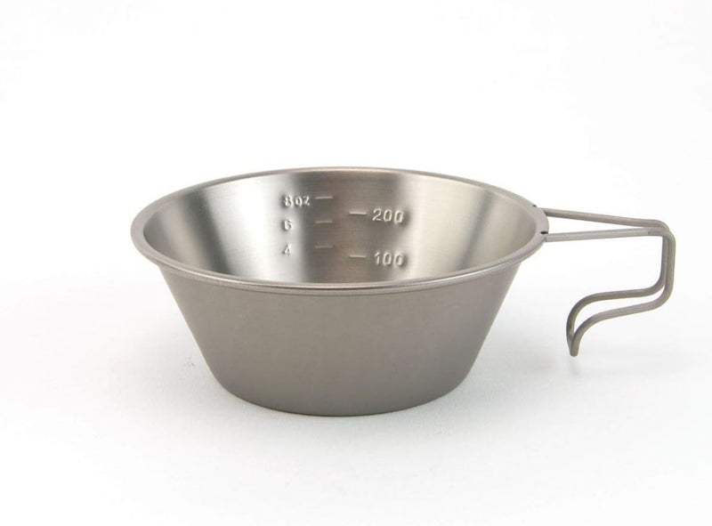 Snow Peak E-104 Titanium Backpackers Cup - Lightweight and Durable Camping Mug - Image 1