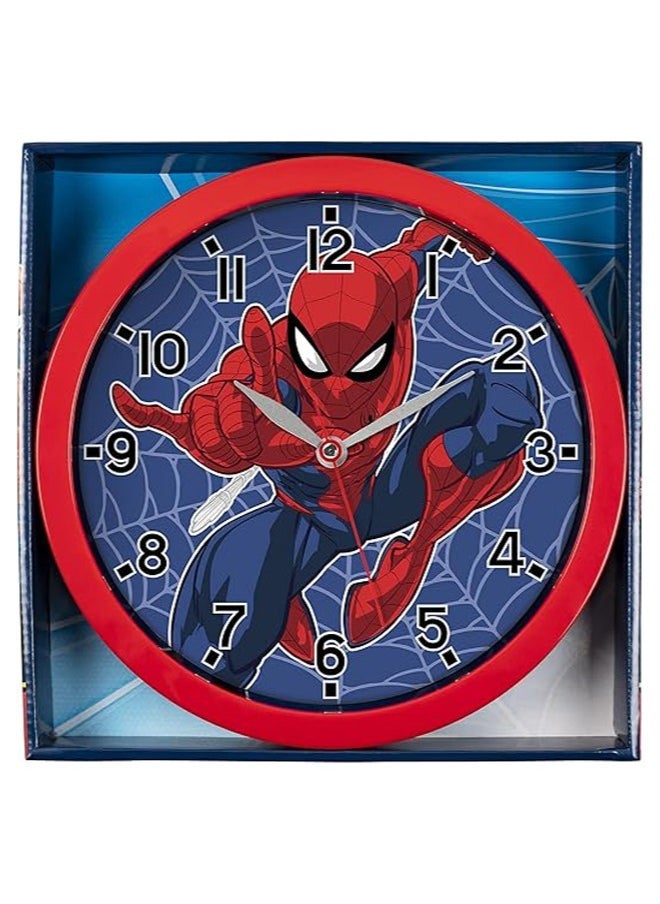 ديزني ساعة حائط سبايدرمان مارفل ديزني حمراء - Image 2