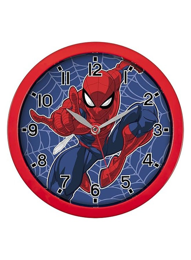 ديزني ساعة حائط سبايدرمان مارفل ديزني حمراء - Image 1