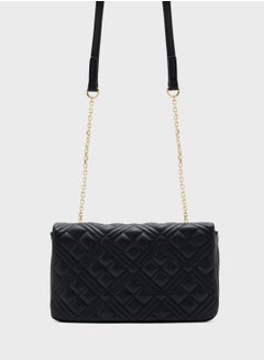 Love Moschino Chain Detailed Flap Over Clutche  - Image 2