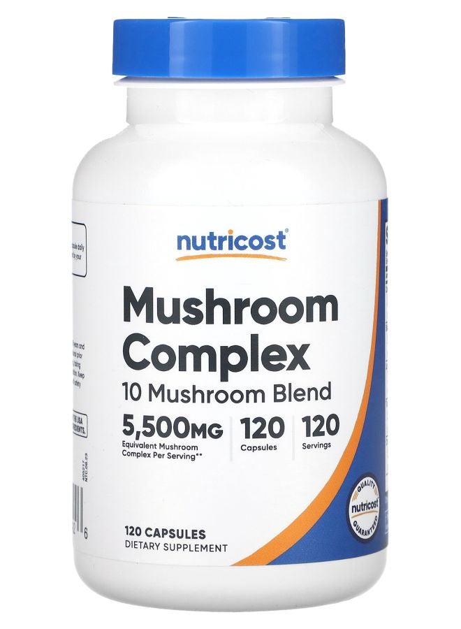 Nutricost مركب الفطر 5500 ملغ 120 كبسولة