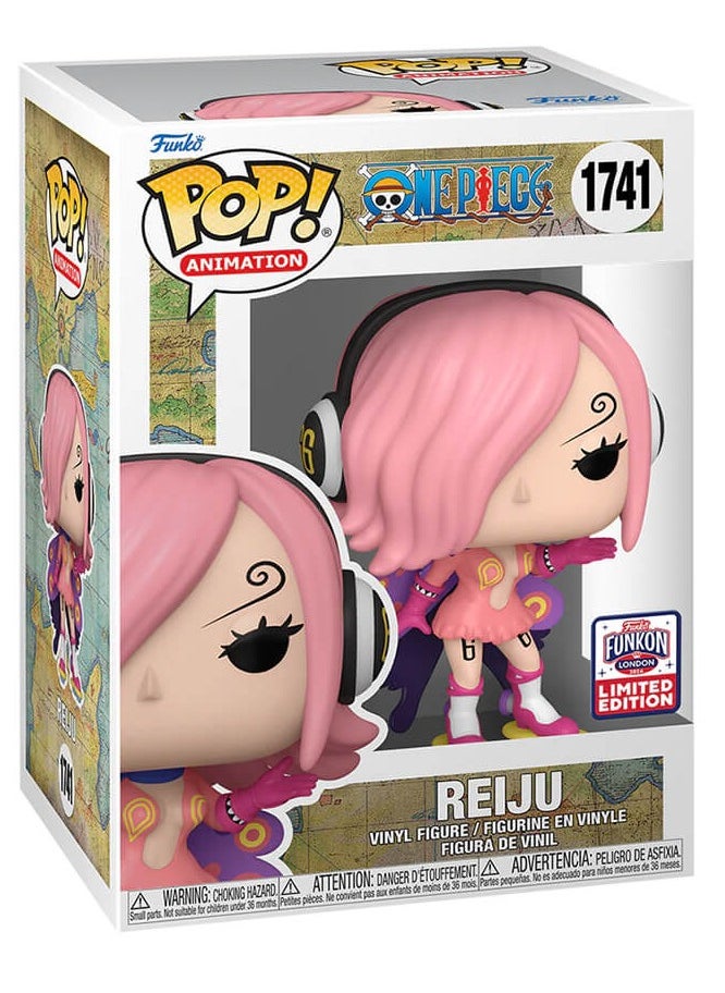 Funko Funko Pop! Anime: One Piece - Reiju (Funkon London 2024 Convention Exclusive) Shared Sticker LCC 24 #1741  - Image 2